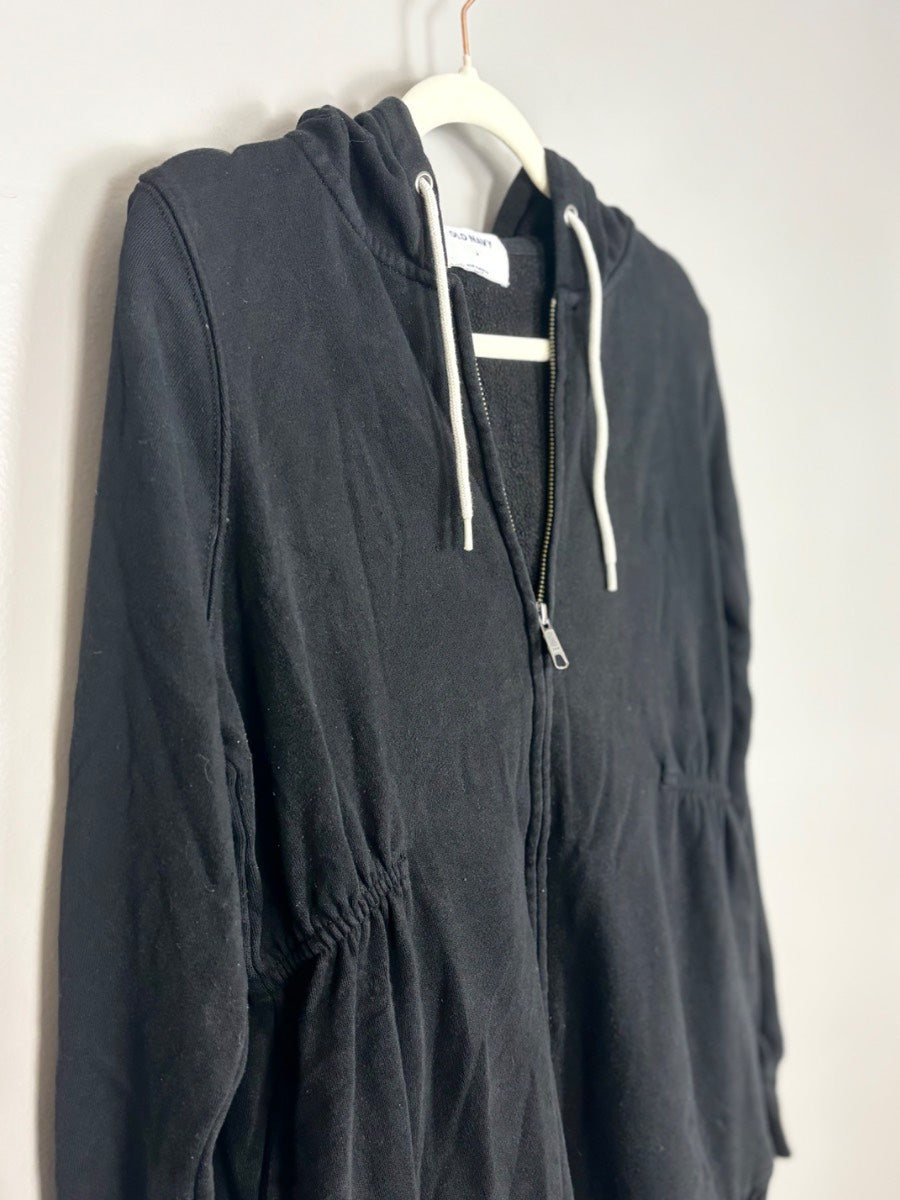 M - Old Navy Black Zip Up Hoodie