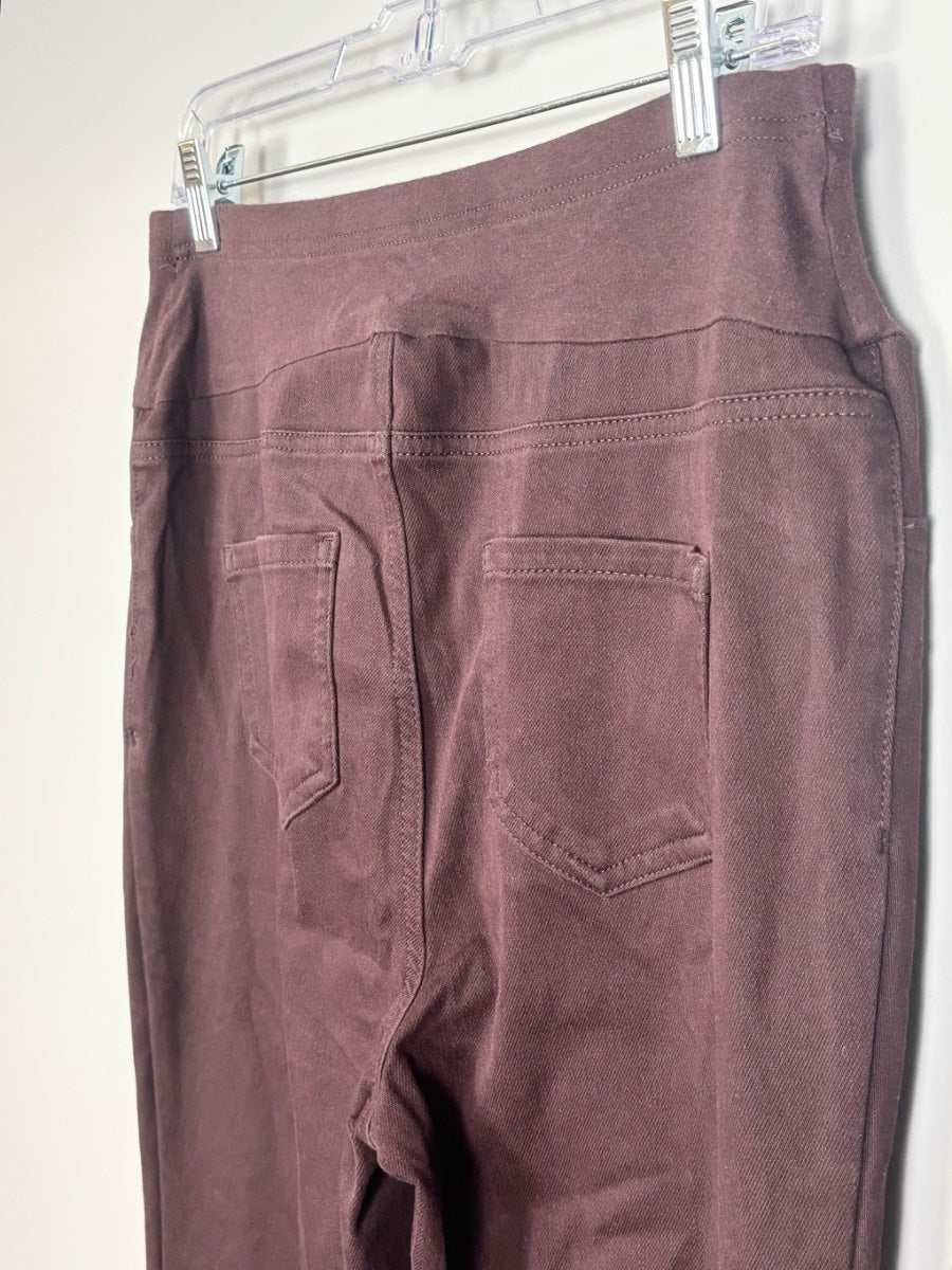 M - George Burgundy Skinny Jeggings