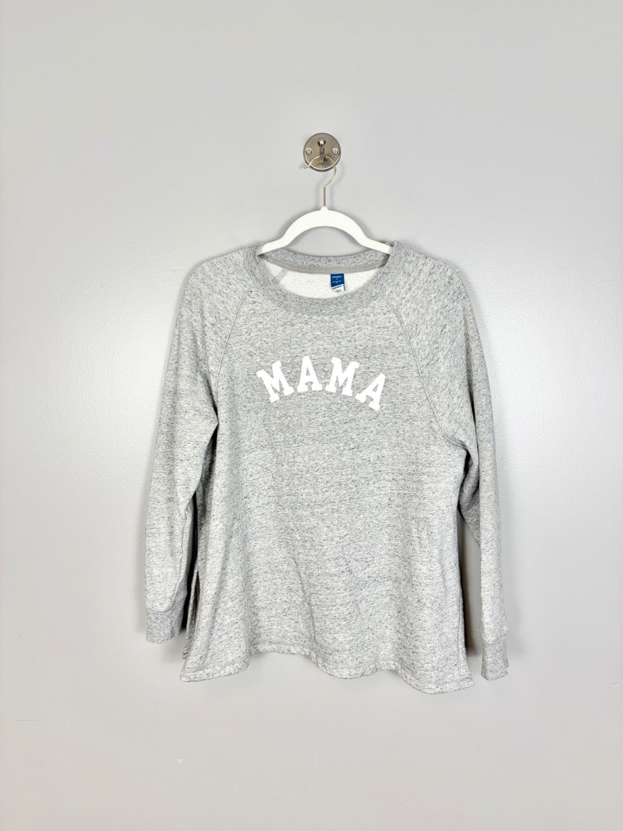 M - Old Navy Heather Grey Graphic Sweatshirt