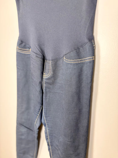 S - Liz Lange Dark Wash Straight Leg Jeans