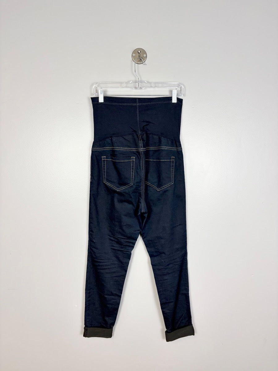 S - Liz Lange Dark Wash Straight Leg Jeans