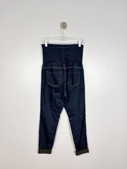 S - Liz Lange Dark Wash Straight Leg Jeans