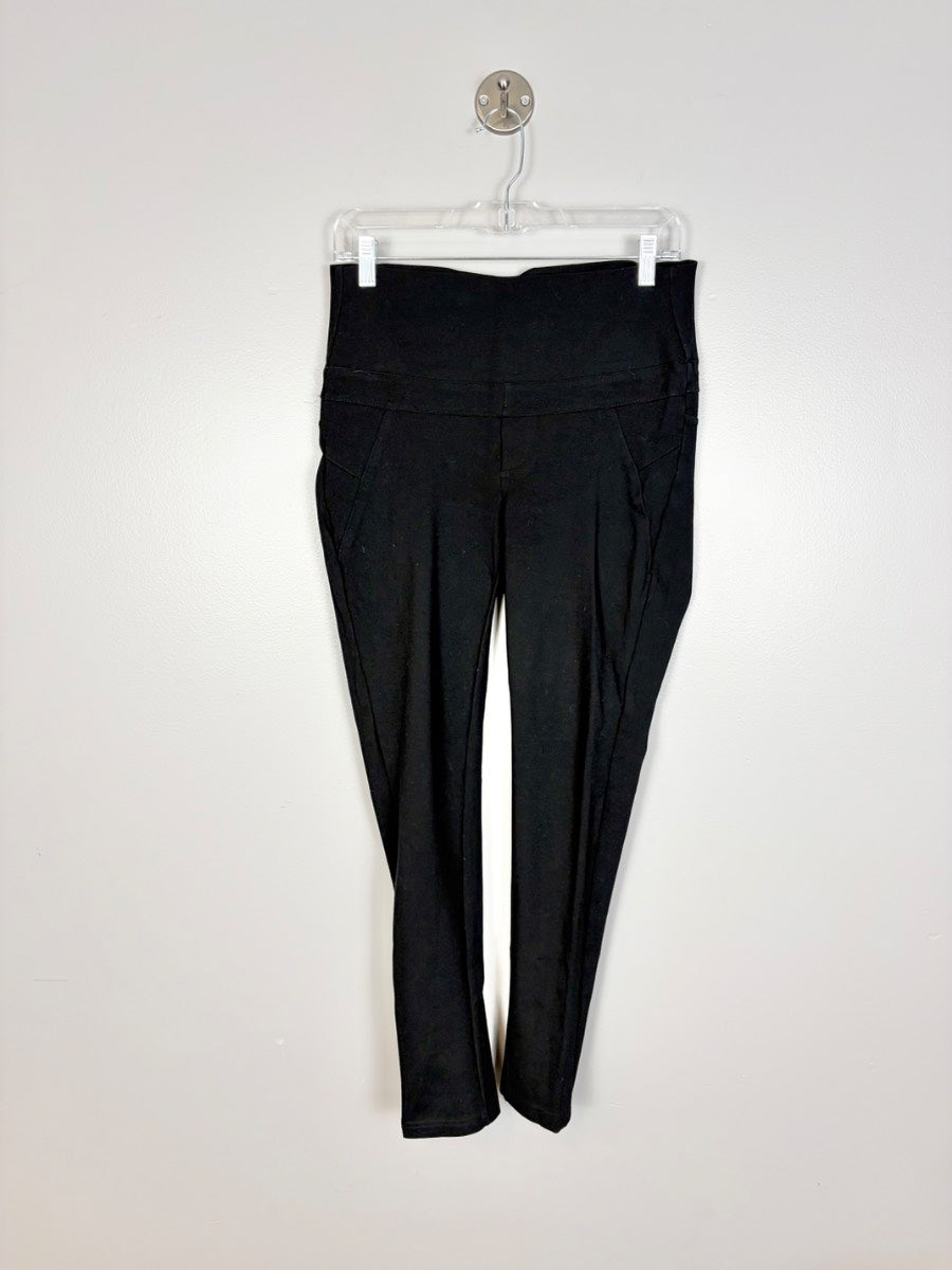 M - Thyme Black High Waisted Leggings