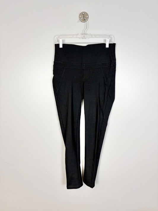 M - Thyme Black High Waisted Leggings