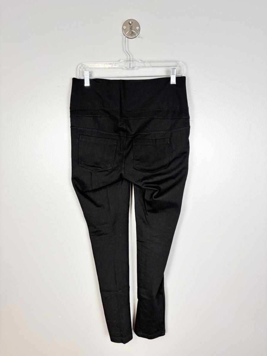 M - Thyme Black High Waisted Leggings