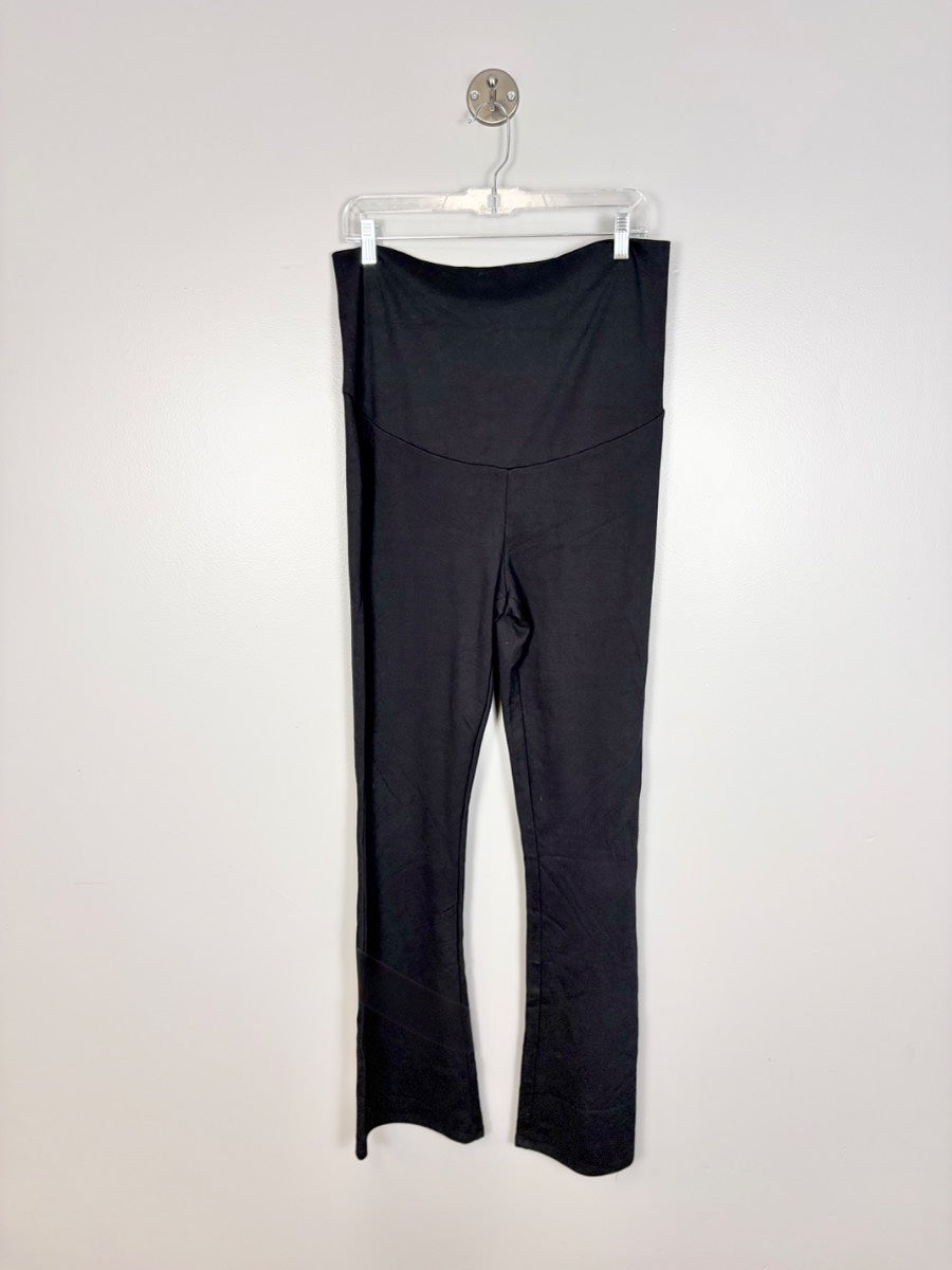 L - H & M Long Black Flare Leggings