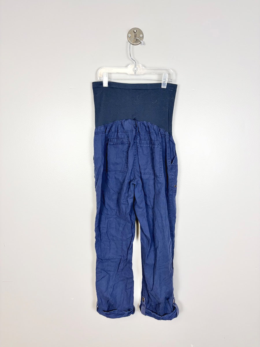 M - Motherhood Navy Blue Maternity Cargo Pants