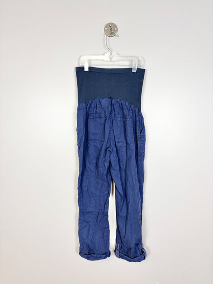 M - Motherhood Navy Blue Maternity Cargo Pants
