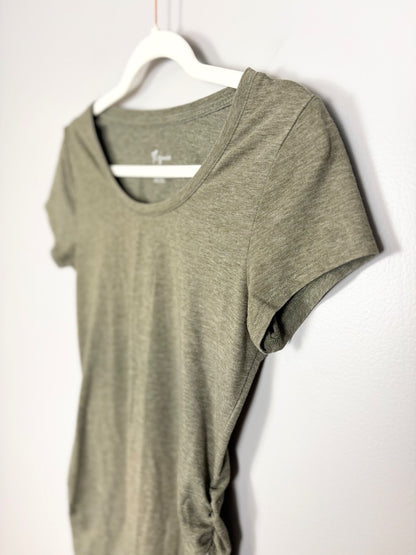 XS - Thyme Sage V-neck Tee
