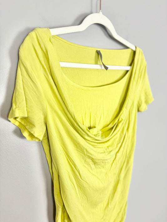 M - Thyme Lemon Draped Nursing Top