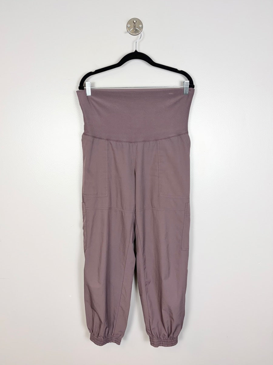 M - Old Navy Mauve Strapless Jogger Jumpsuit