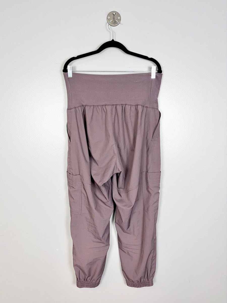 M - Old Navy Mauve Strapless Jogger Jumpsuit