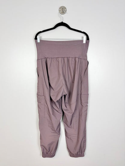 M - Old Navy Mauve Strapless Jogger Jumpsuit
