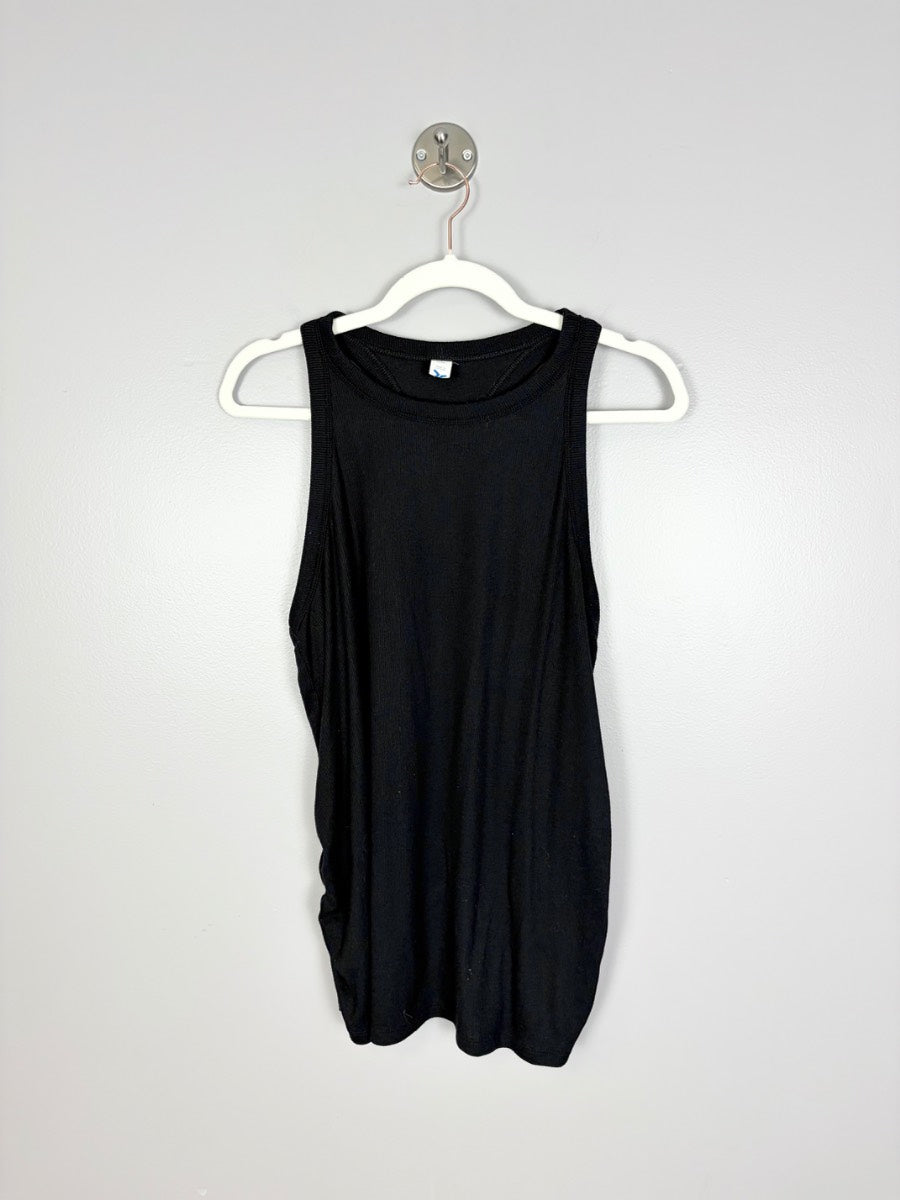 L - Old Navy Charcoal Sleeveless Ribbed Tank