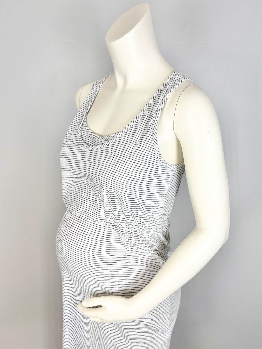XS - Thyme Heather Grey Sleeveless Bodycon Dress