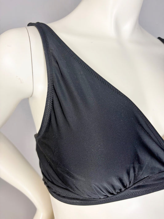 L - Mommy Chic Black Bikini Top