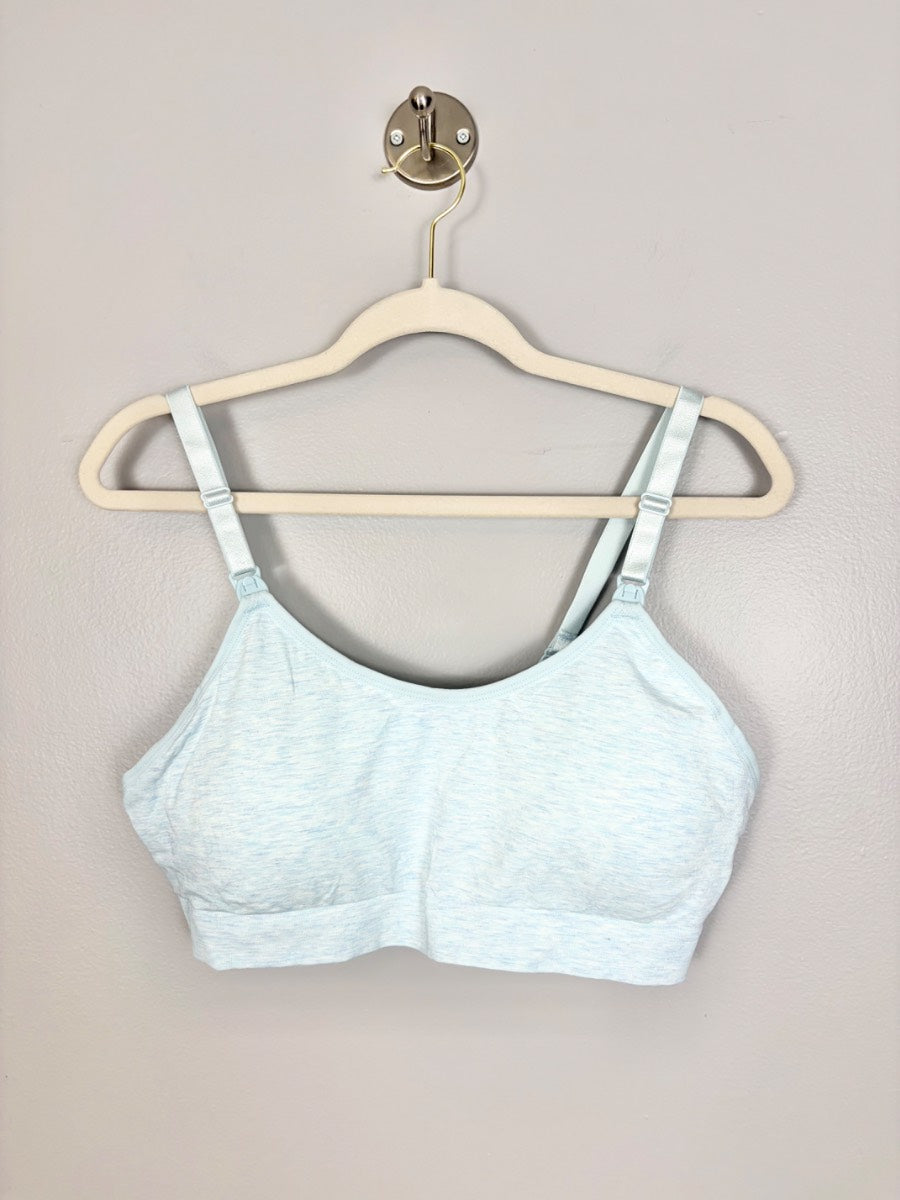 XL - Baby Blue Nursing Sports Bra