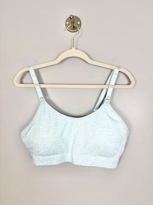 XL - Baby Blue Nursing Sports Bra