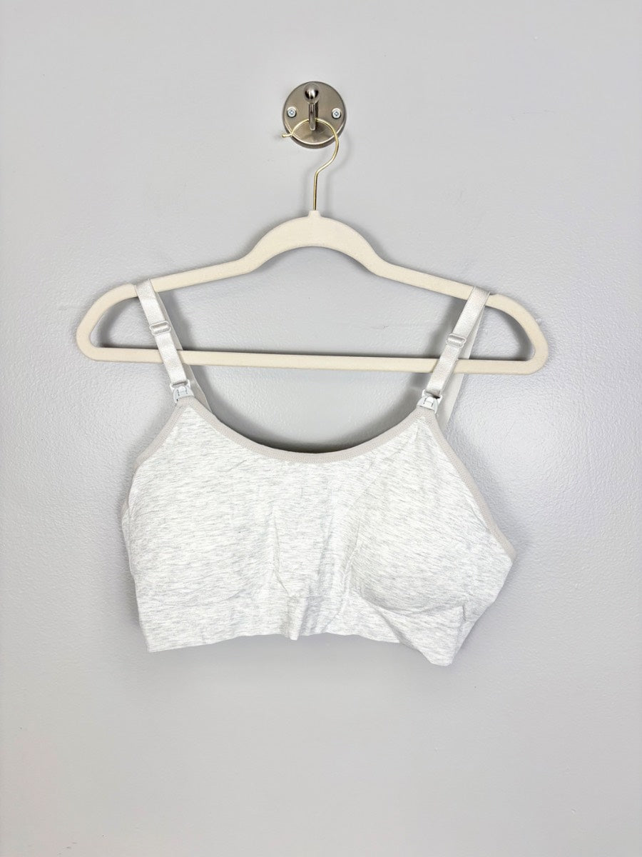 XL - Heather Grey Nursing Nursing Bra