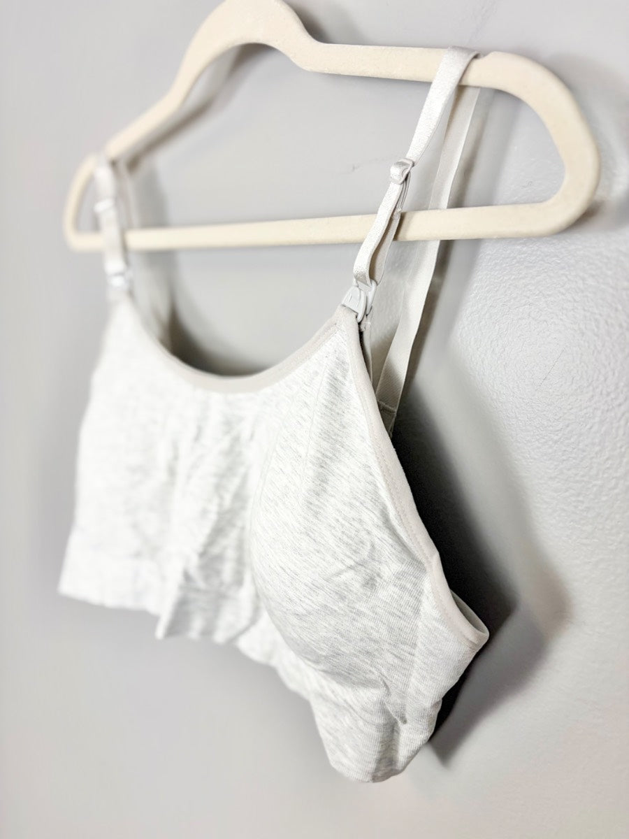 XL - Heather Grey Nursing Nursing Bra