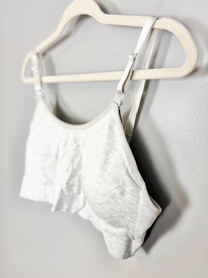 XL - Heather Grey Nursing Nursing Bra