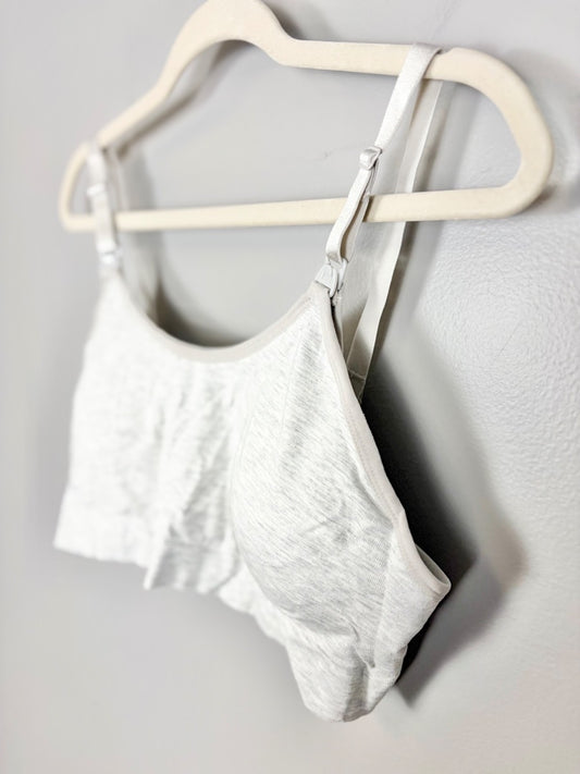 XL - Heather Grey Nursing Nursing Bra