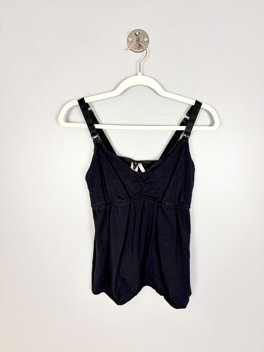 M - Milk Snob Black Nursing Tank