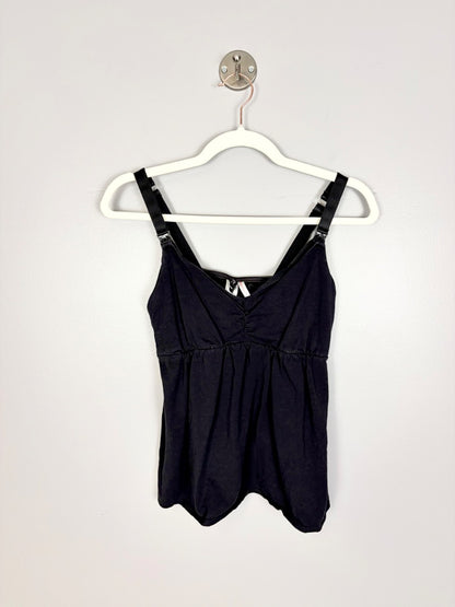 M - Milk Snob Black Nursing Tank