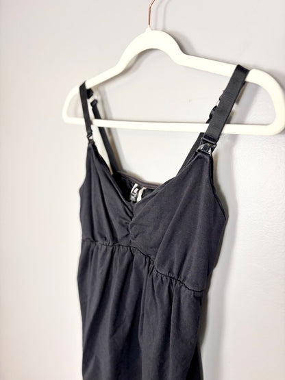M - Milk Snob Black Nursing Tank