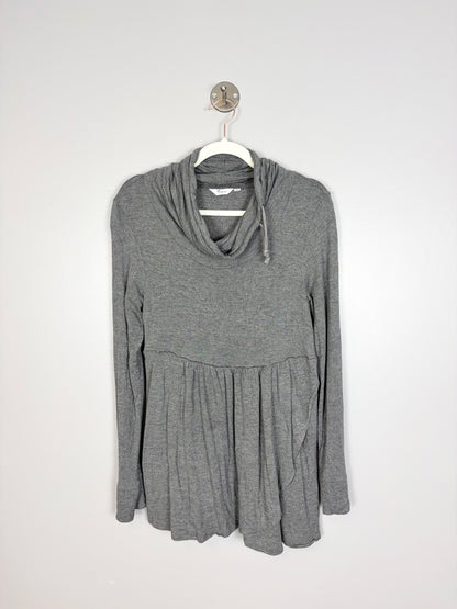 S - Thyme Cowl Neck Tunic