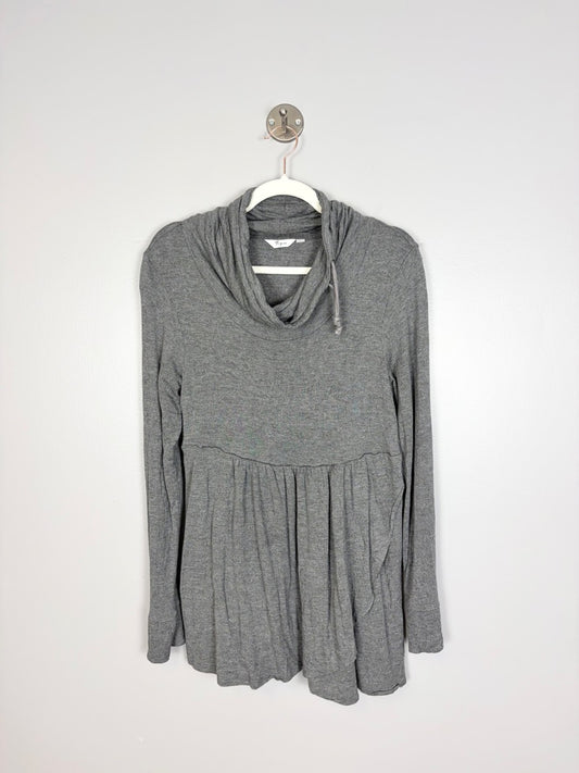 S - Thyme Cowl Neck Tunic