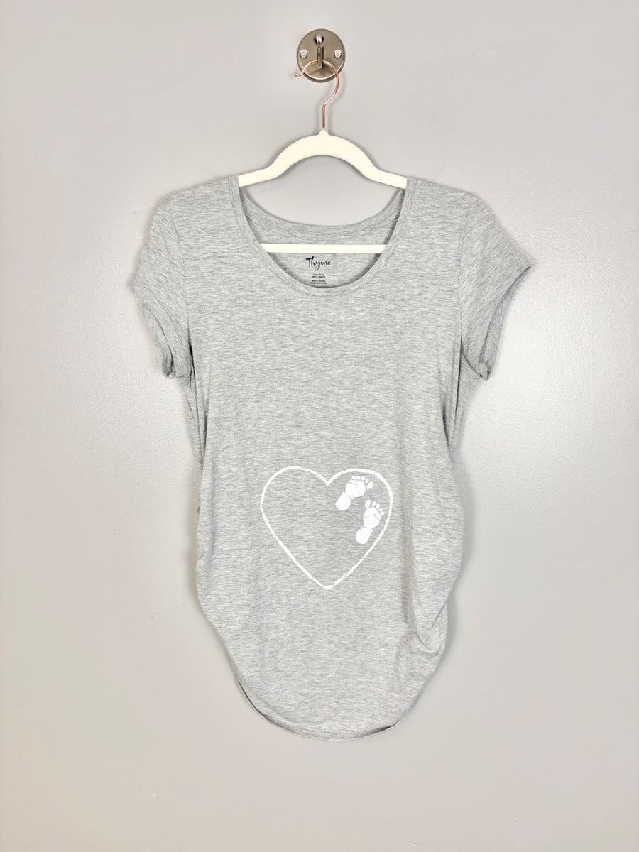 L - Thyme Baby Footprint Tee