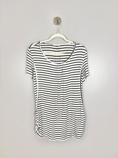 XL - Smallshow Striped Nursing Shirt