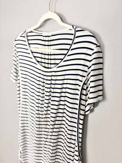 XL - Smallshow Striped Nursing Shirt