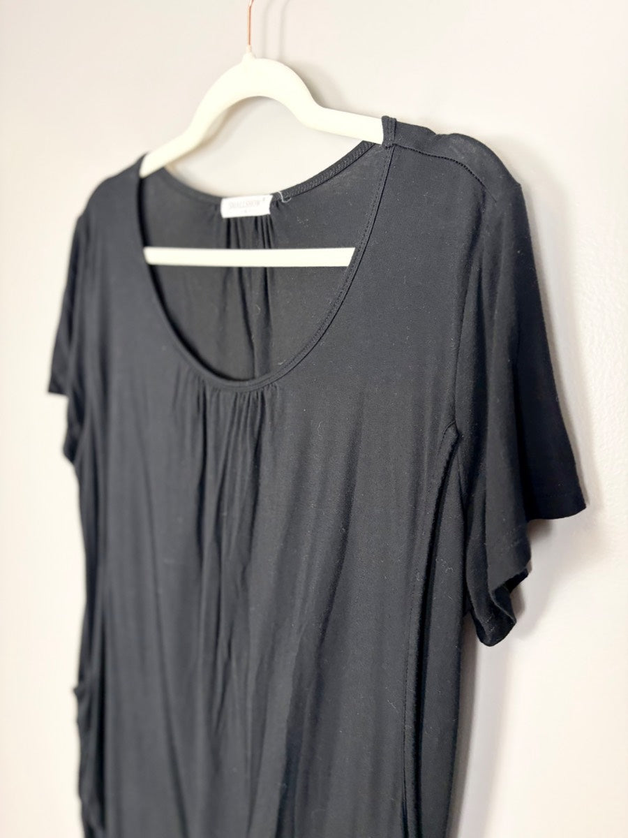 XL - Smallshow Black Nursing Shirt