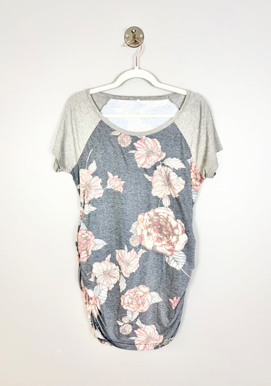 XL - Floral Raglan Tee