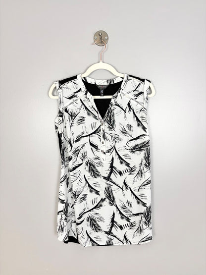 S - Stork & Babe Feather Print Blouse