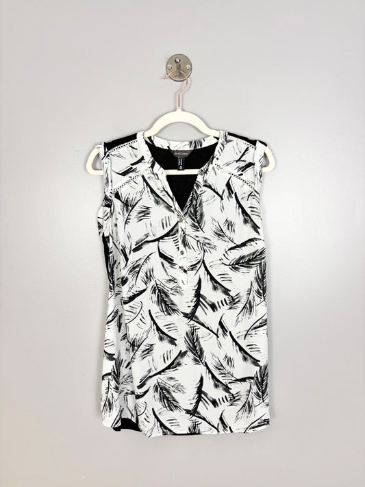 S - Stork & Babe Feather Print Blouse