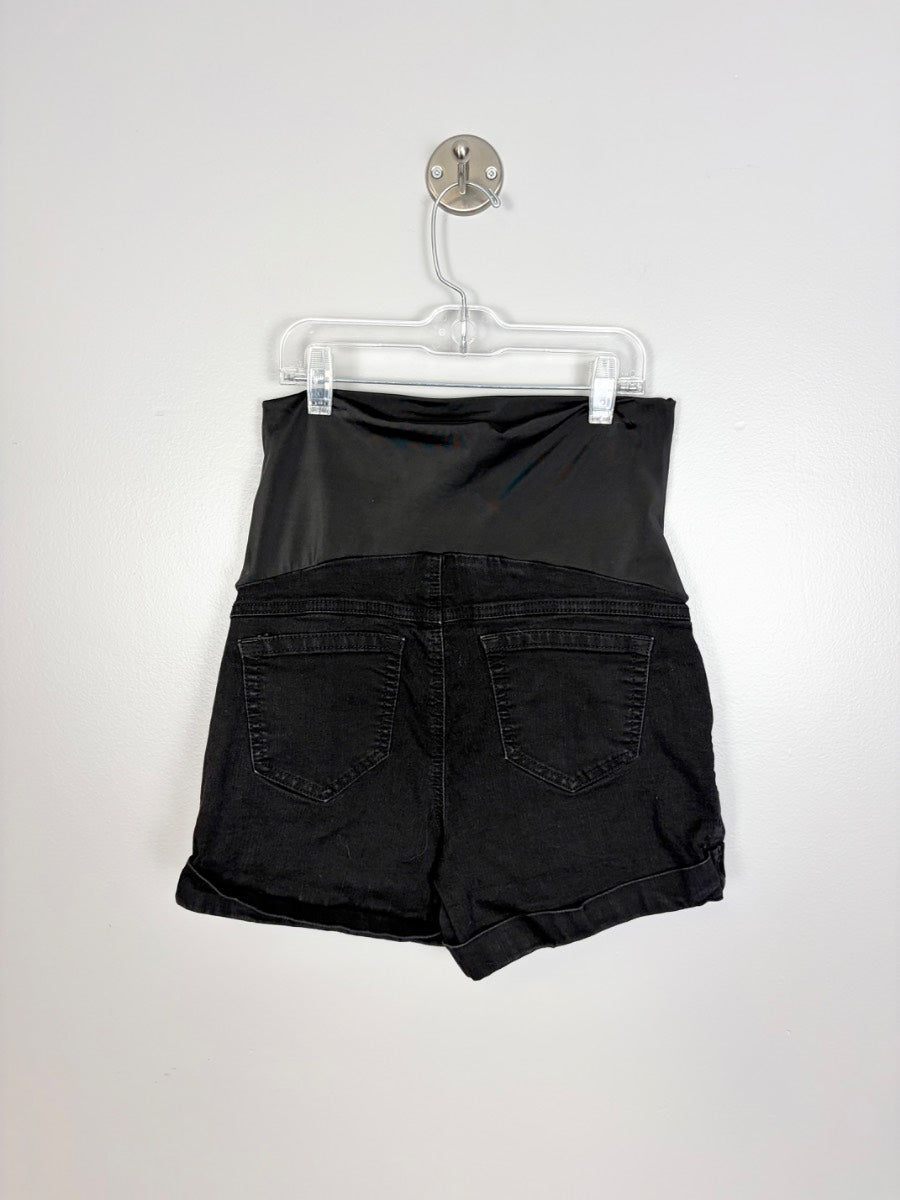 S - Insider Premium Black Denim Shorts