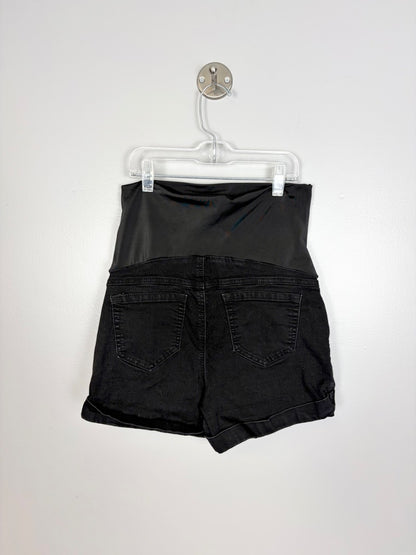 S - Insider Premium Black Denim Shorts