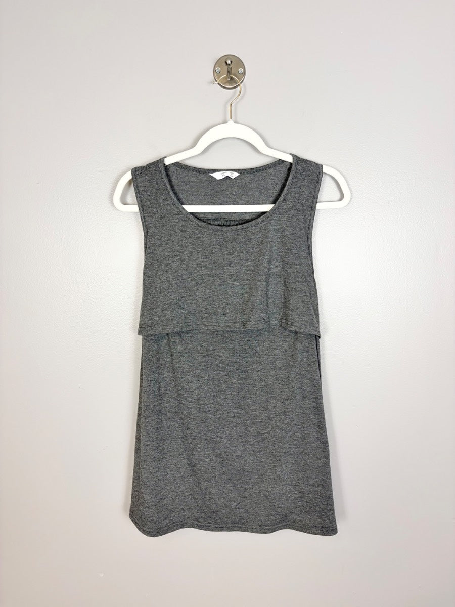 XL - Grey Nursing Tank Top