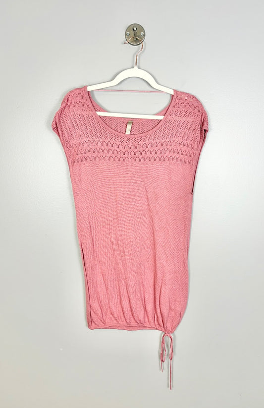 L - Thyme Pink Knit Top