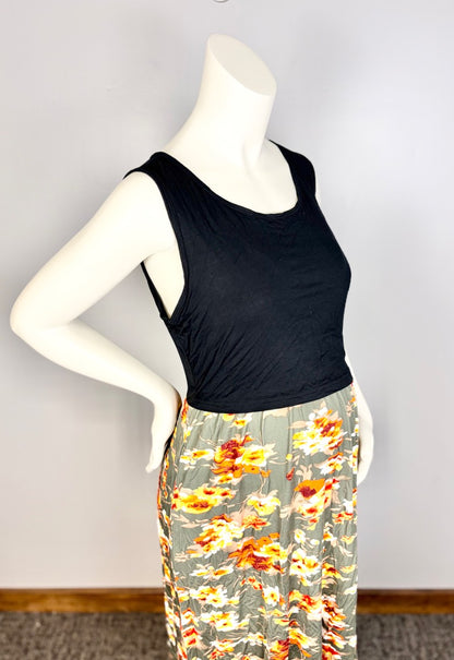 XL - Smallshow Floral Midi Nursing Dress