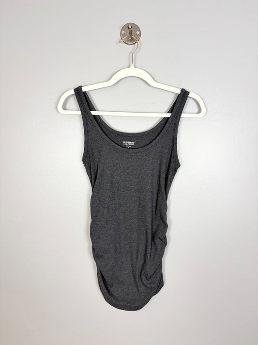 M - Old Navy Grey Ribbed Tank Top