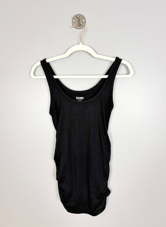 M - Old Navy Black Ribbed Tank Top