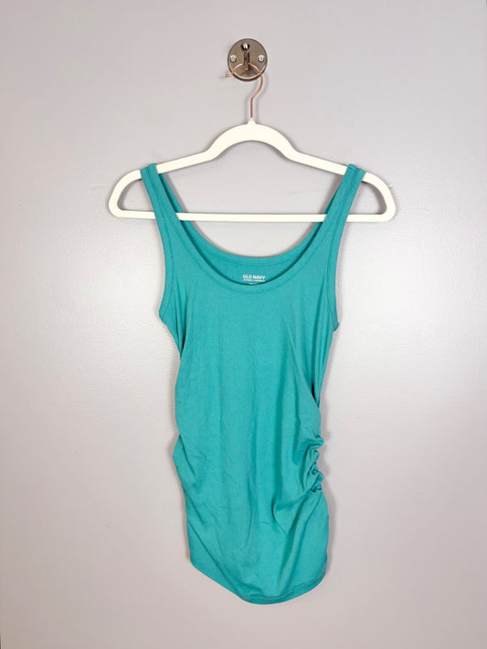 M - Old Navy Teal Ribbed Tank Top