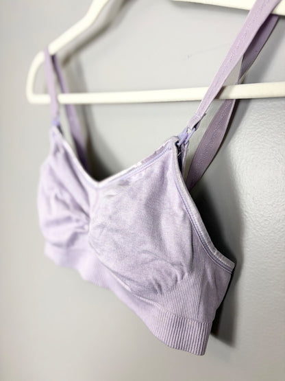 S - Lavender Nursing Bralette