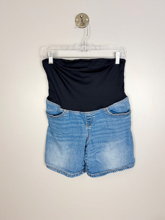 M - Ingrid & Isabel Denim Maternity Shorts