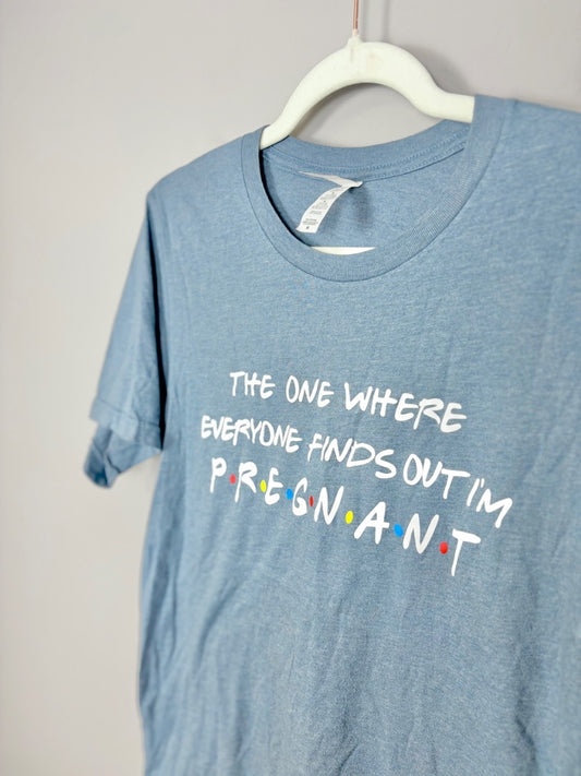 M - Friends Pregnancy Announcement Tee