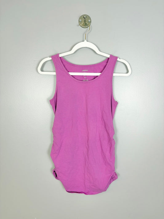 L - Paisley Sky Pink Tank